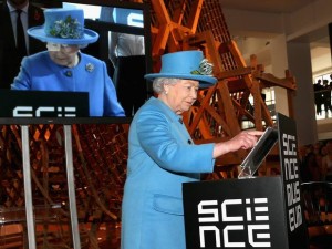 HM The Queen sends her first tweet from the Information Age gallery